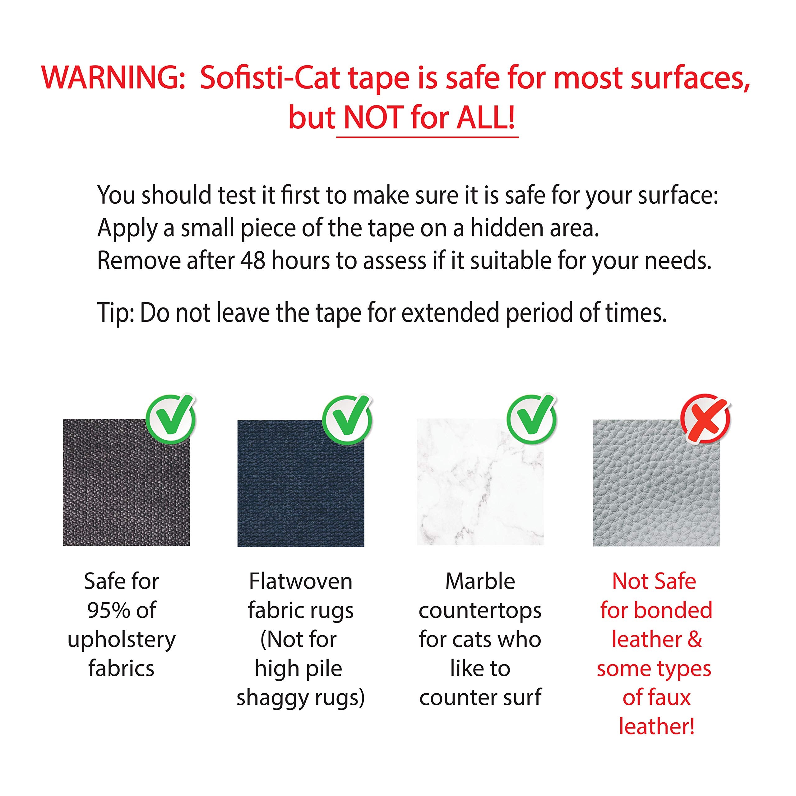 Sofisti-Cat double-sided tape—furniture-safe solution for homes with cats.