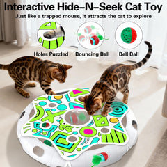 Sofolor hide-seek toy ball action captures chasing instincts while encouraging active play.