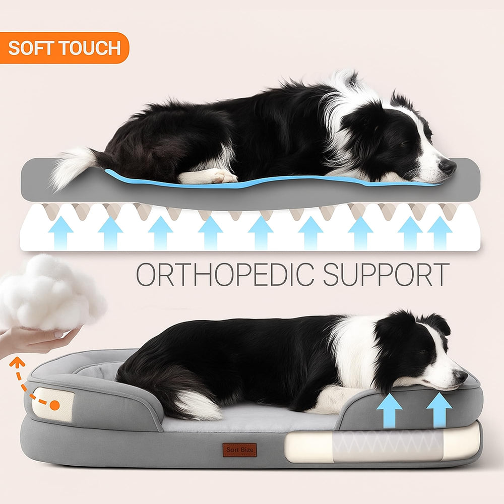 Soft Touch bed anti-slip base close-up for stable placement during rest