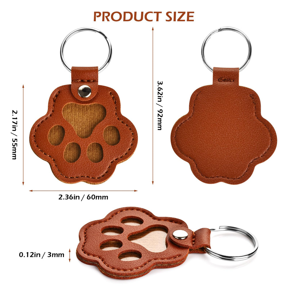 softum pink pet memorial gift keychain for bag or keys.