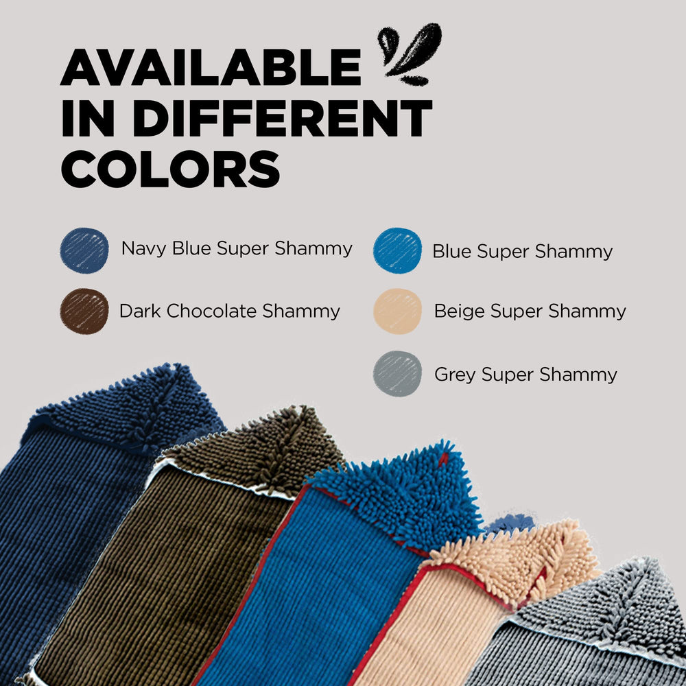 One-size dries all sizes of dogs with comfortable fit.