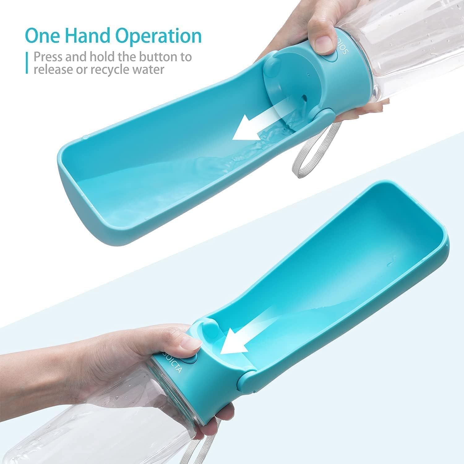 SOICTA bottle highlights safe food-grade materials for pets