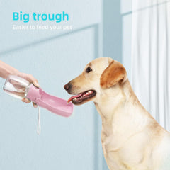 SOICTA pink compact travel bottle ready for on the go days.