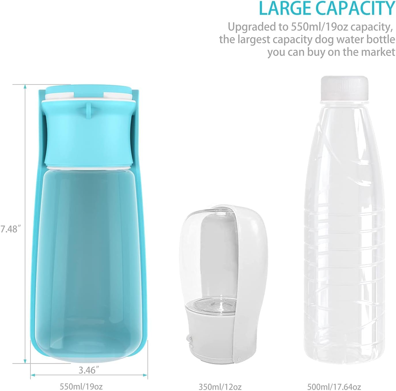 SOICTA foldable water bottle demonstrates compact dispenser on the go