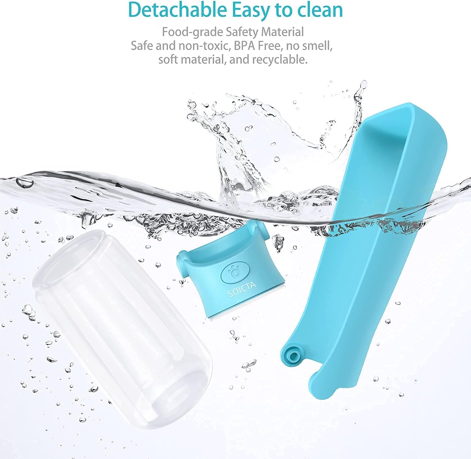 SOICTA removable parts enable quick cleaning after outdoor trips