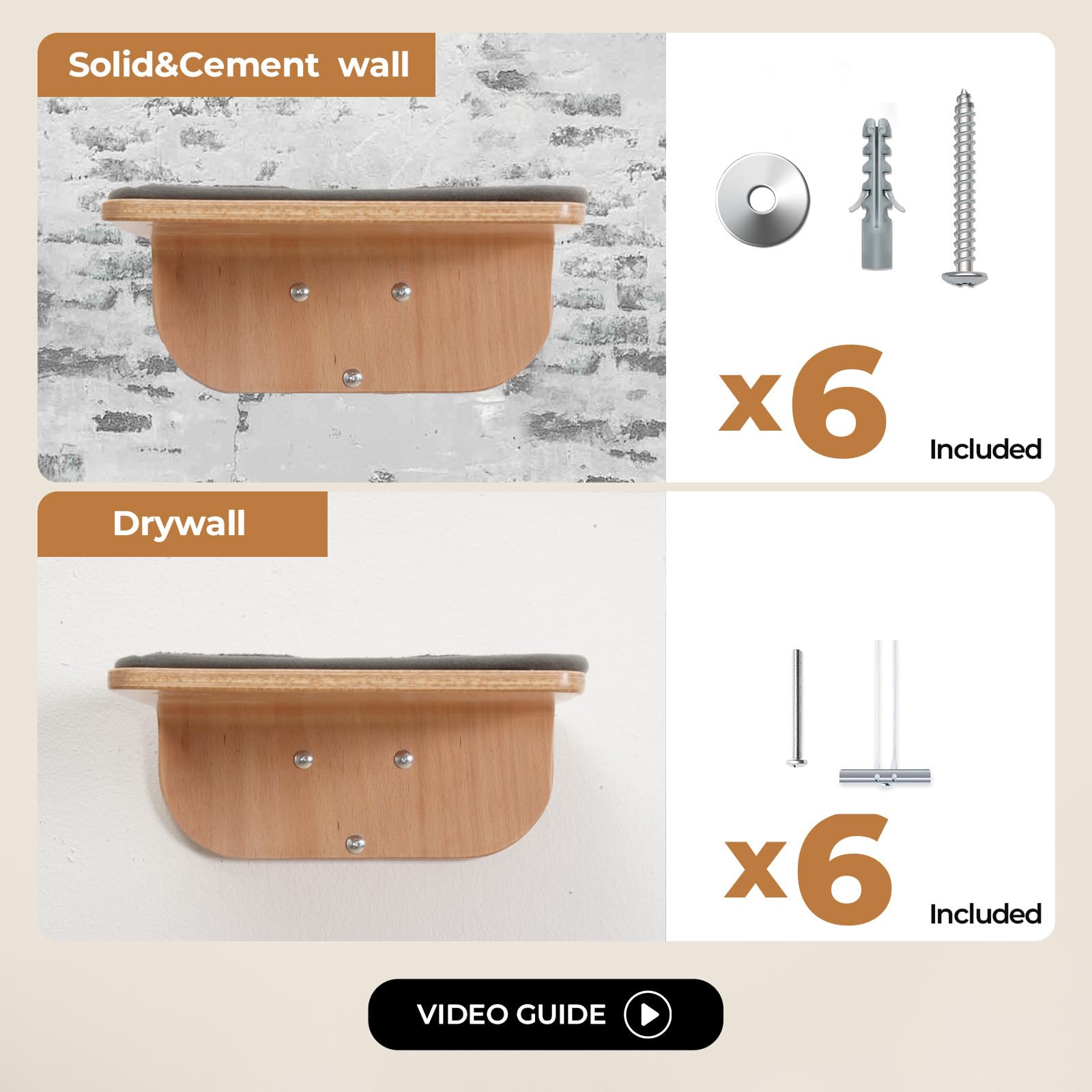 SOJILET cat-wall-installation-template demonstrates simple drilling guidance.