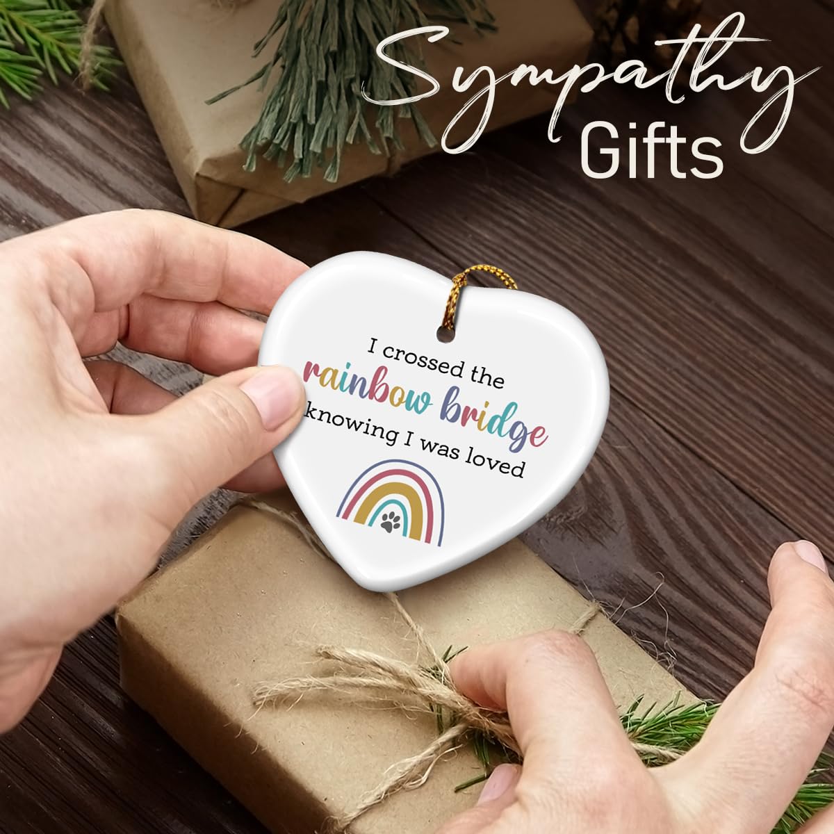 SOL VIBES kiln-fired ceramic keepsake with lead-free glaze ensures durable remembrance.