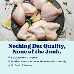 Solid Gold air-dried toppers packaging front highlights premium ingredients for healthy meals.