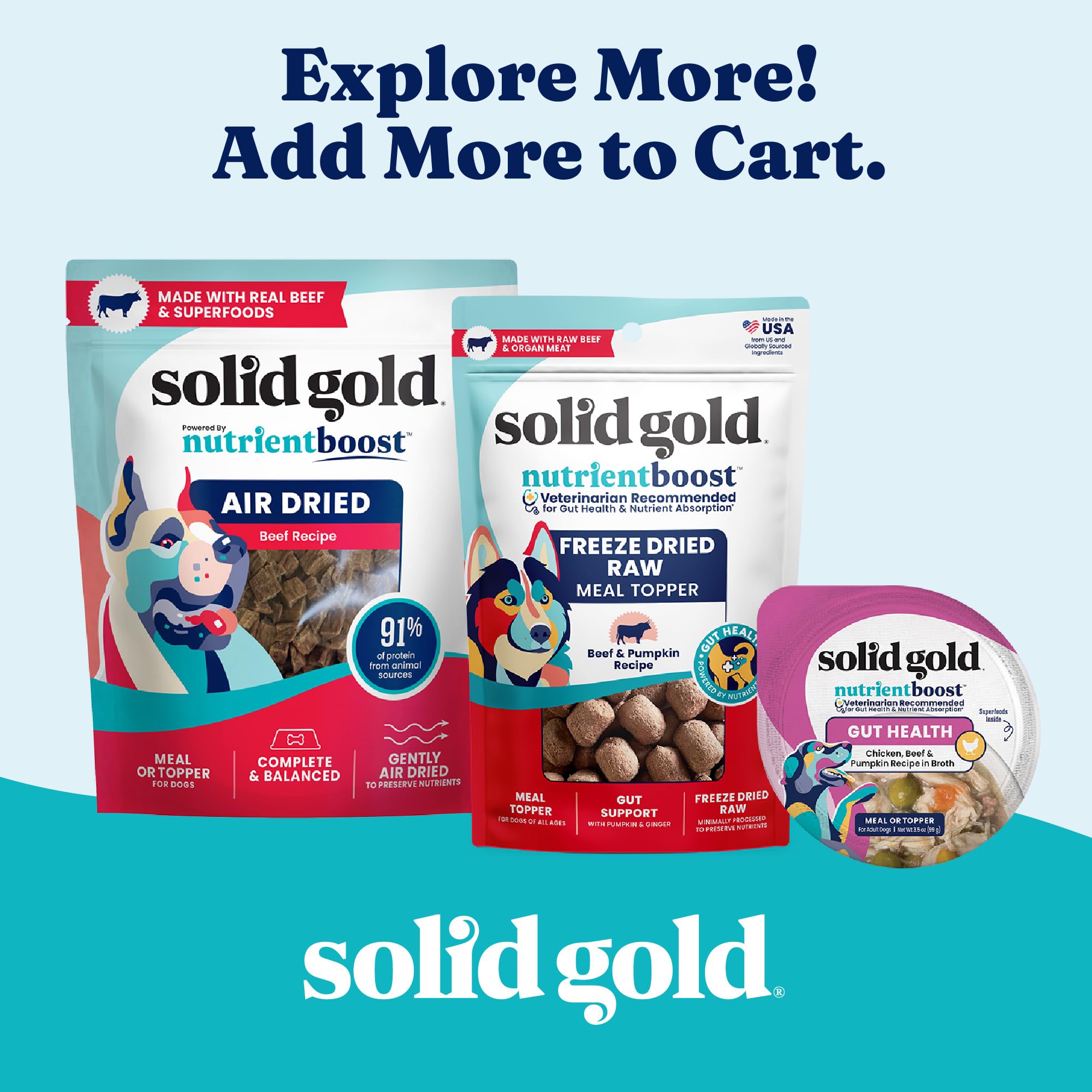 Solid Gold six-pack case demonstrates convenient multi-pack value