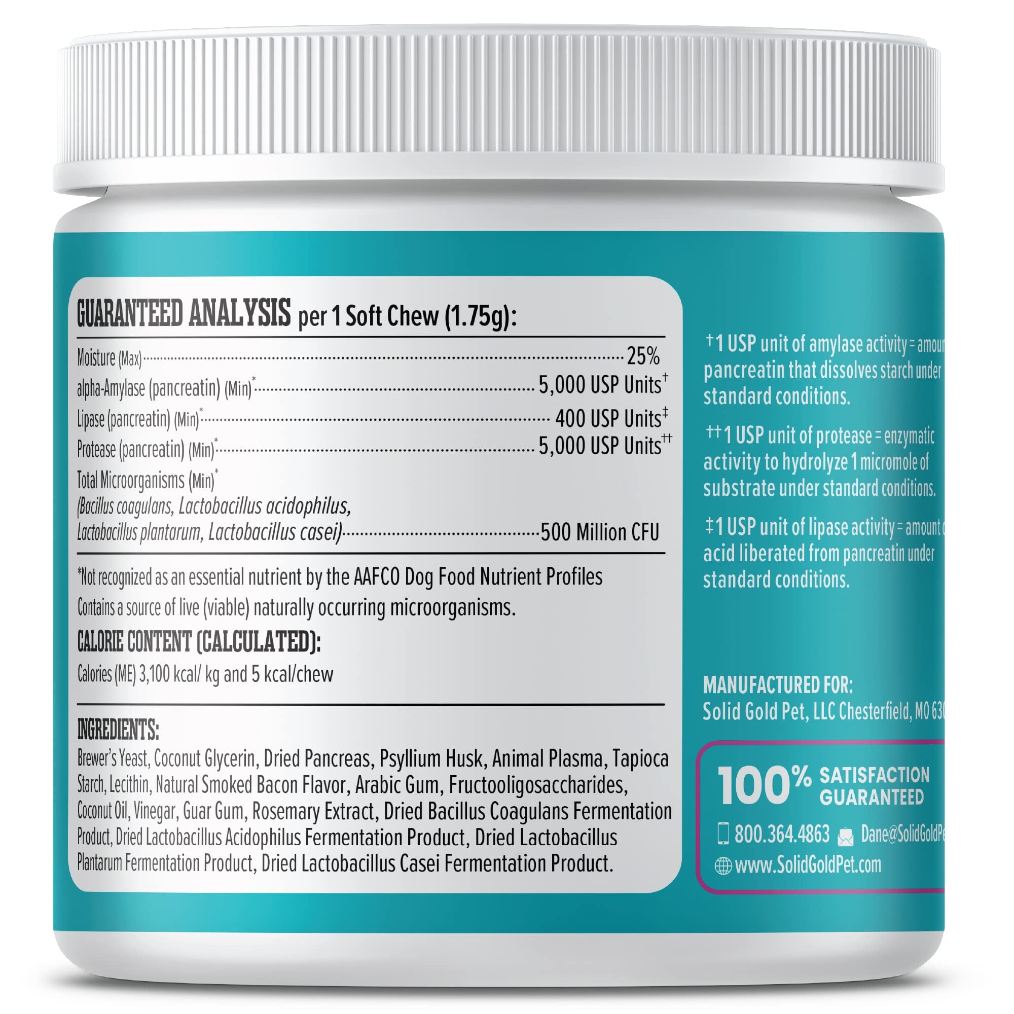 Solid Gold dog probiotics-daily-use bacon-chews show easy integration into canine routines.