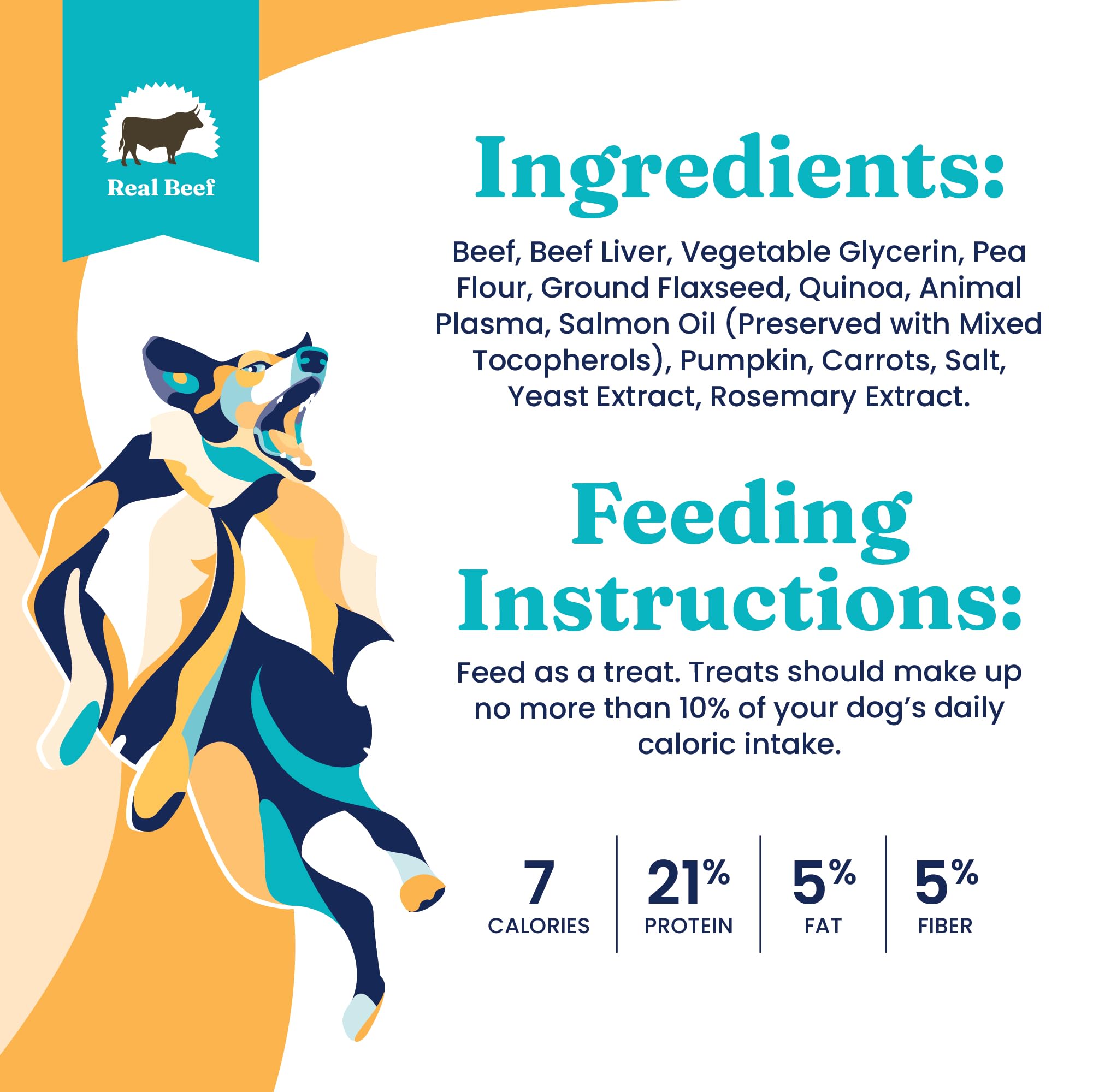 Solid Gold Grain-free dog treats no artificial colors for clean ingredient appeal.