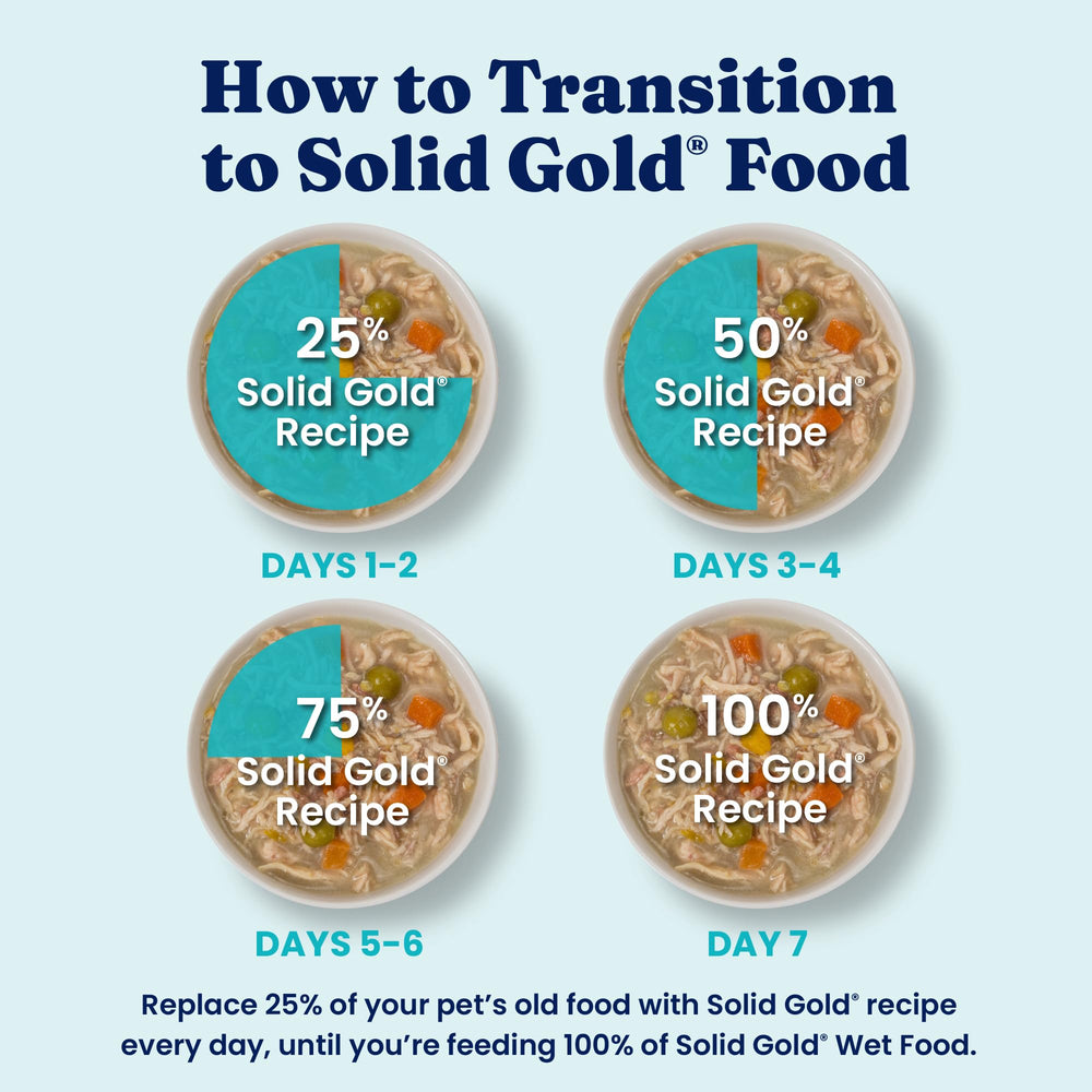 Solid Gold large-breed serving pairs with dry food for a nutritional boost