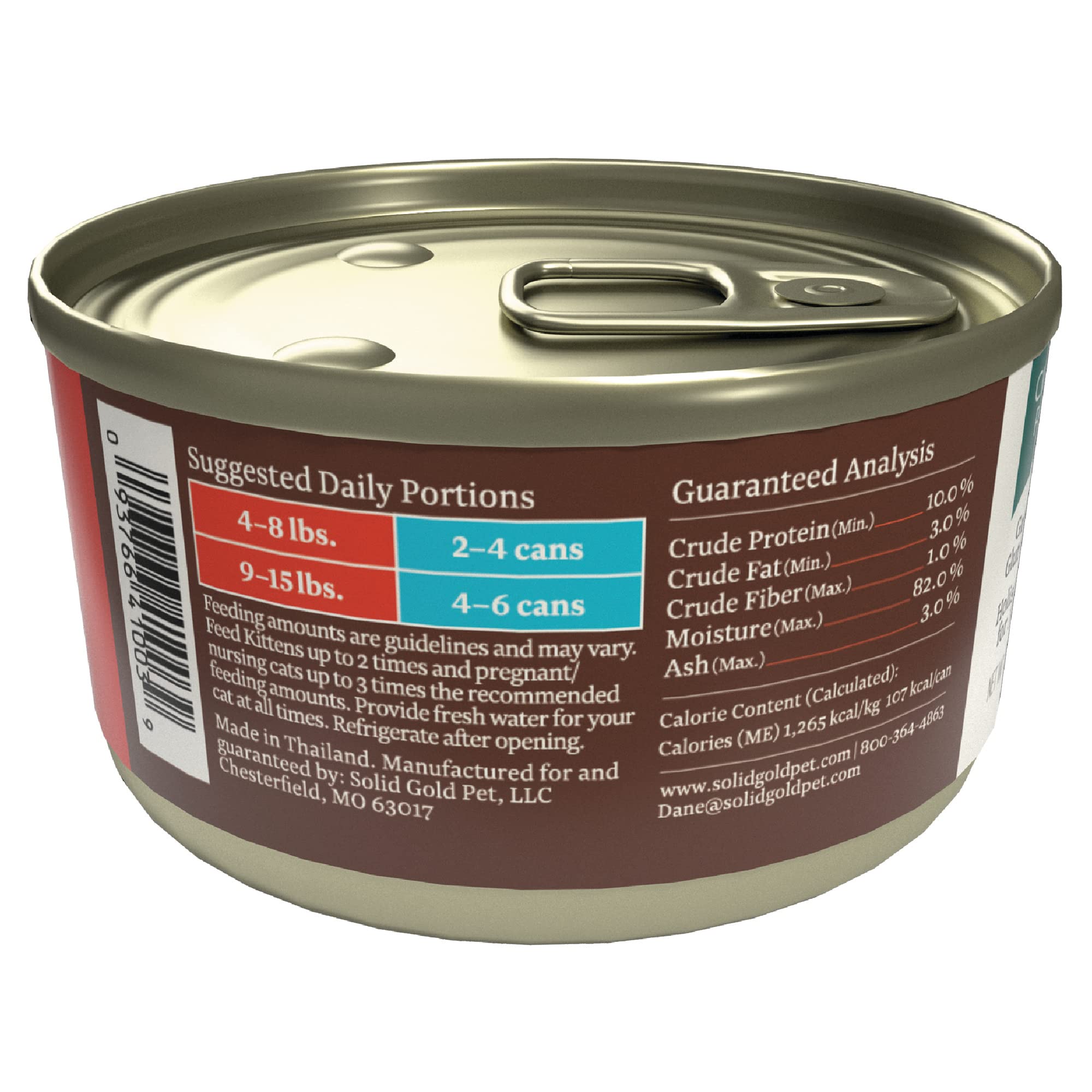 Solid Gold ready-to-serve pate provides complete hydration and easy mealtime