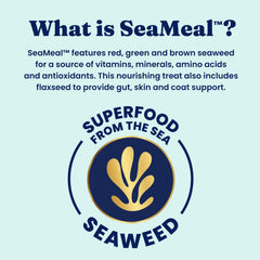 Solid Gold SeaMeal iodine and chlorophyll ingredients highlight essential minerals for vitality.