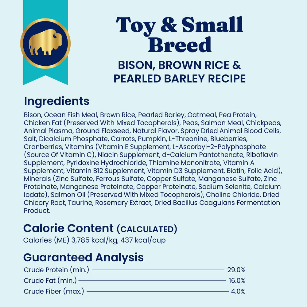 Solid Gold senior-small-breed-diet—palatable, easy-to-chew for seniors.