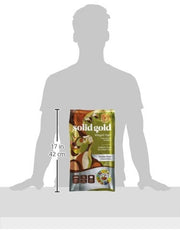 Solid Gold sensitive-stomach kibble-texture-closeup shows grain-free kibble suitable for indoor cats