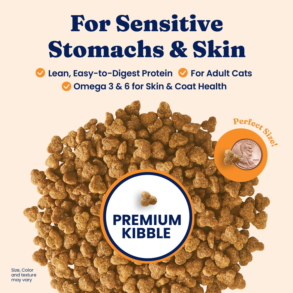 Solid Gold sensitive-stomach pumpkin-fiber closeup highlights fiber for regular digestion