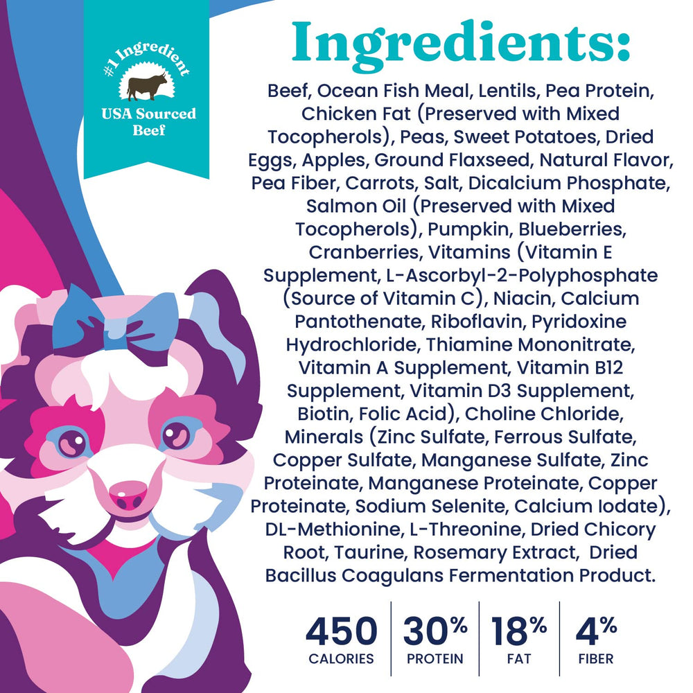 Solid Gold small-breed serving size helps portion control and mealtime routine.