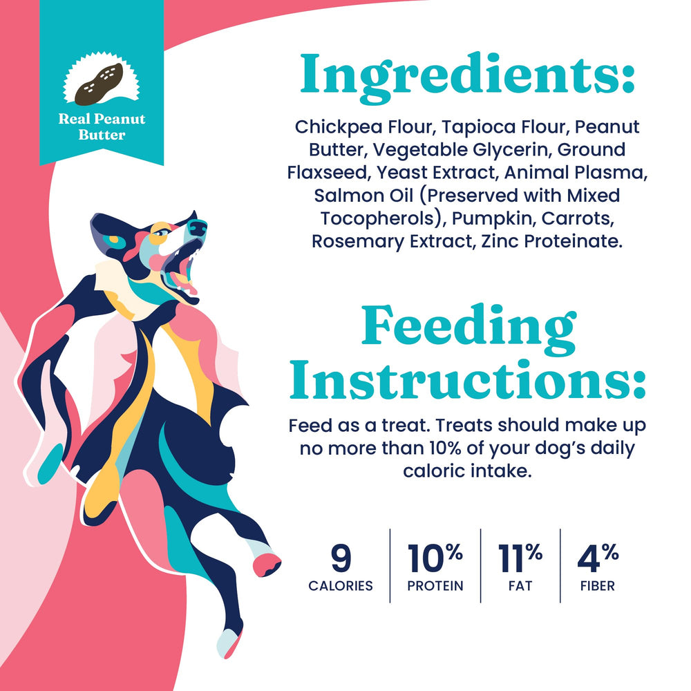 Solid Gold Soft-Chewy Training treats ideal for rewarding good behavior during walks.