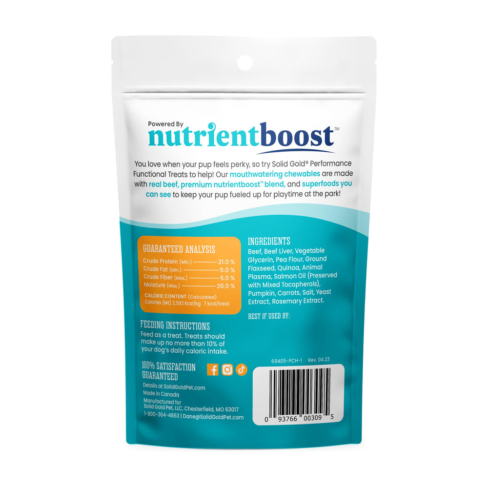 Solid Gold Training reward dog treats ideal for training sessions and positive reinforcement.