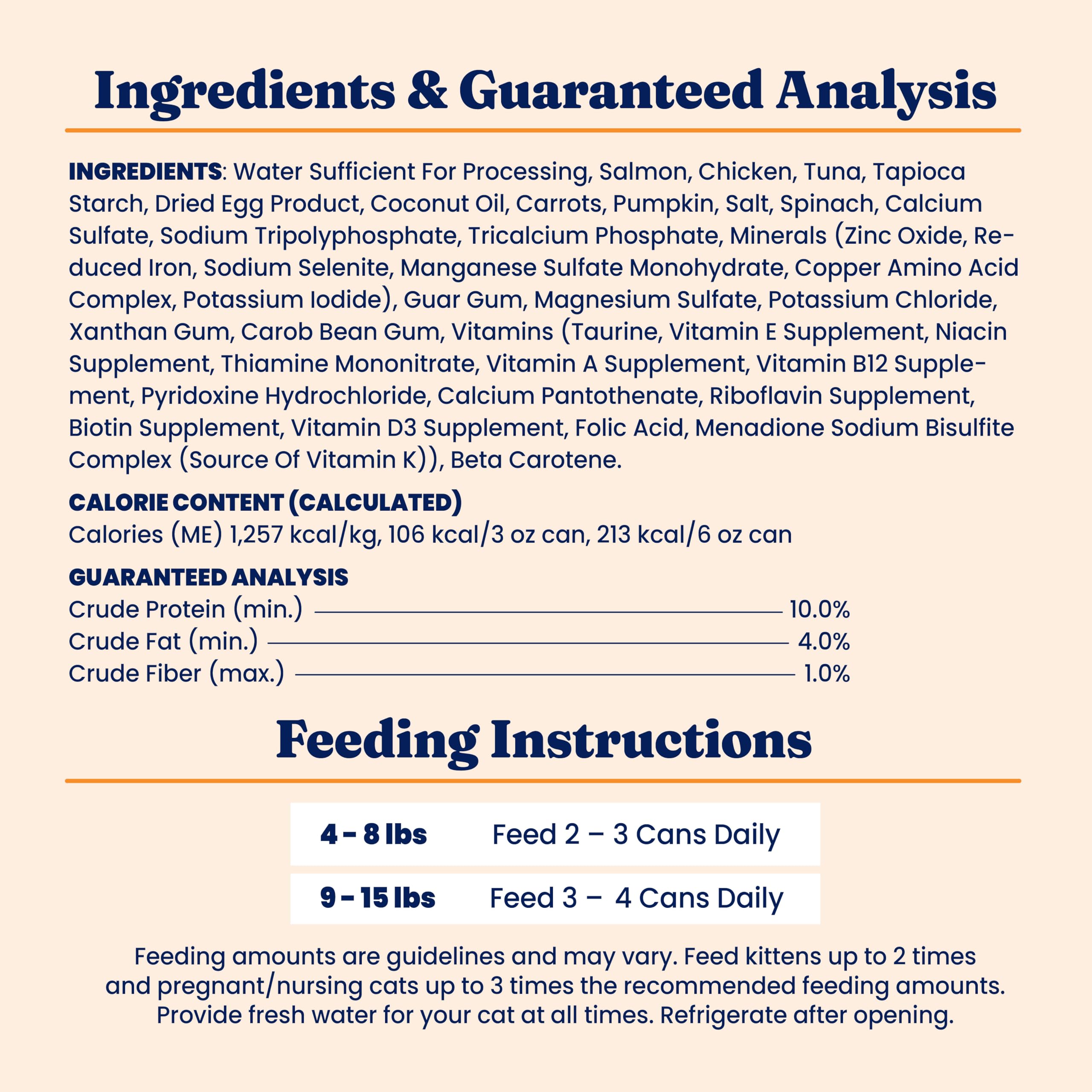 Solid Gold Tropical Blendz all-life-stages image communicates nutritionally complete wet cat food.