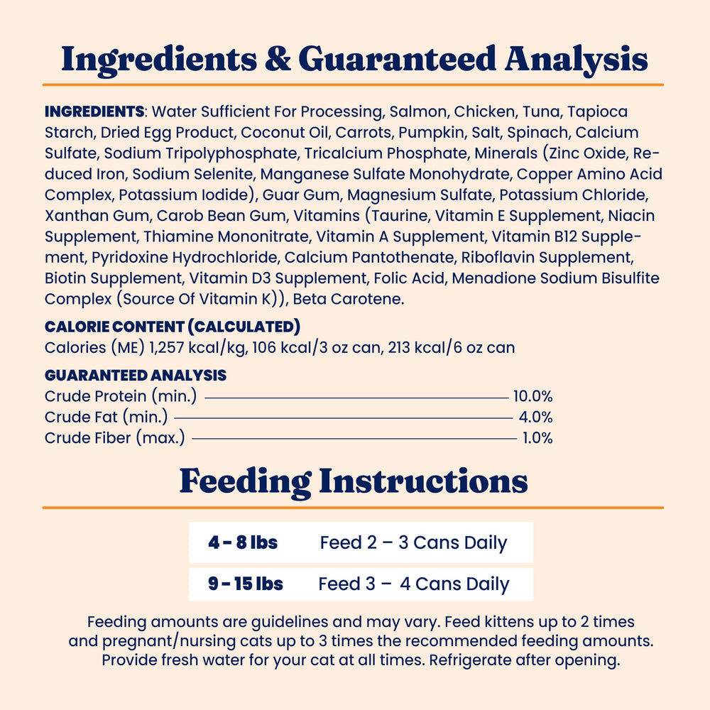 Solid Gold Tropical Blendz all-life-stages image communicates nutritionally complete wet cat food.