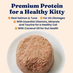 Solid Gold Tropical Blendz salmon pate serving size for easy portioning and meals.