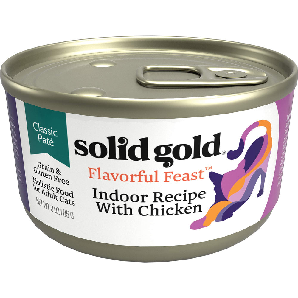 Solid Gold chicken pate high moisture helps promote hydration during meals.
