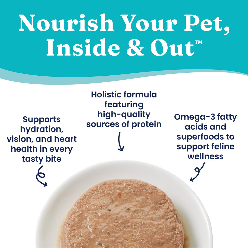 Solid Gold Wet Cat Food Pate smooth texture closeup shows easy-to-digest pate appeal