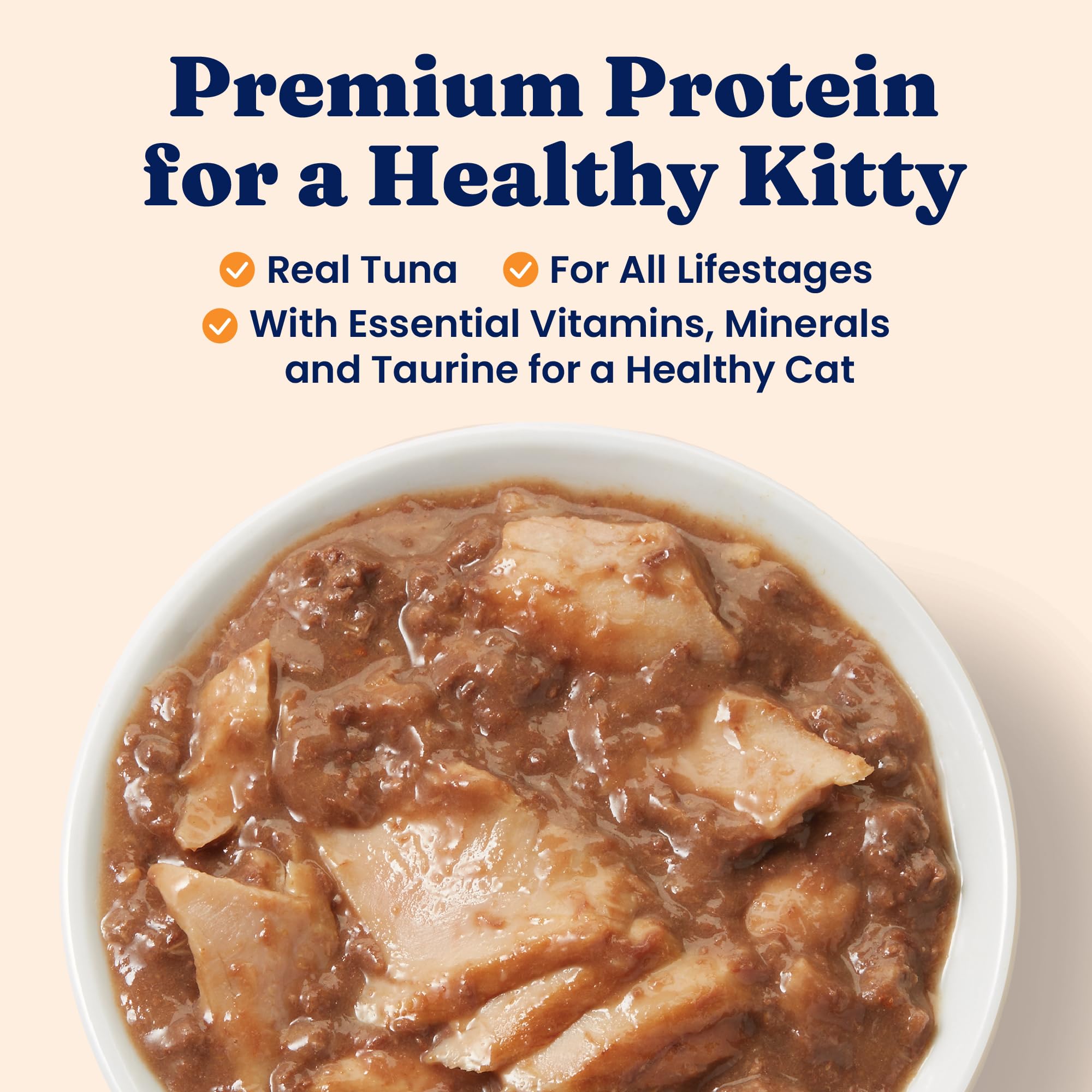 Solid Gold Wet Cat Food Shreds in Gravy serving bowl shows a tasty, hydrating meal.