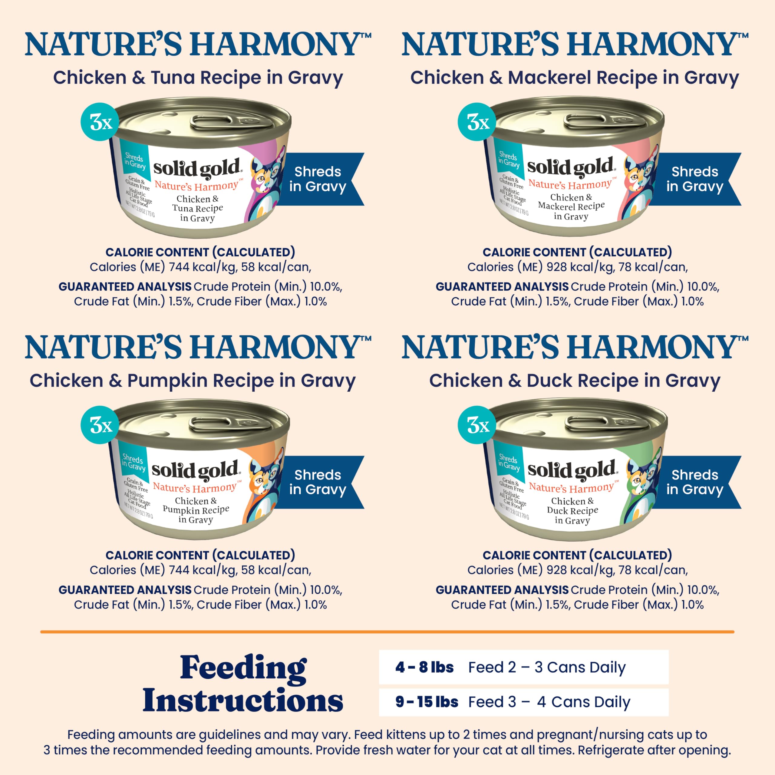 Solid Gold 12-count pack storage-friendly for easy mealtimes.