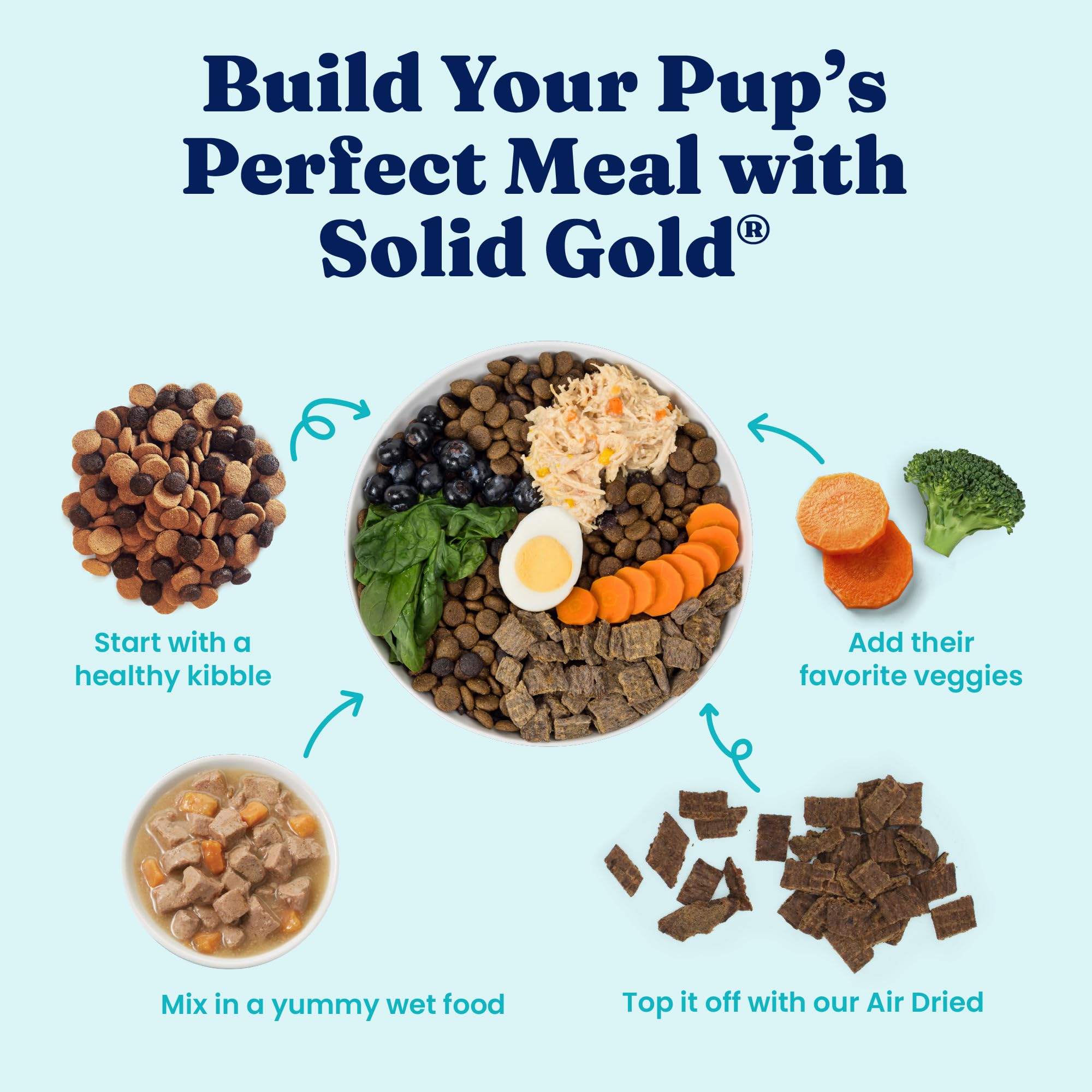 Solid Gold small-dogs-gut-health-immune image: nutrients designed for gut health and immune support