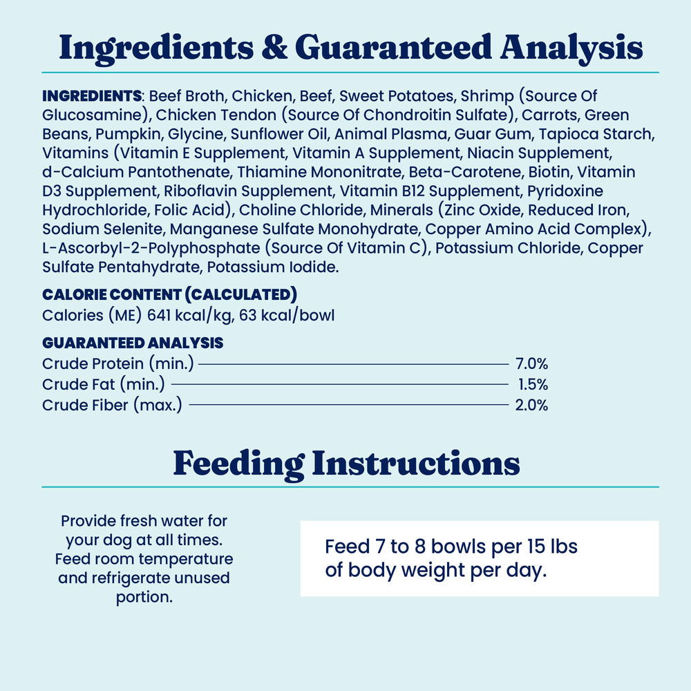 Solid Gold Wet Dog Food Topper gut-health concept with real shrimp and chicken imagery