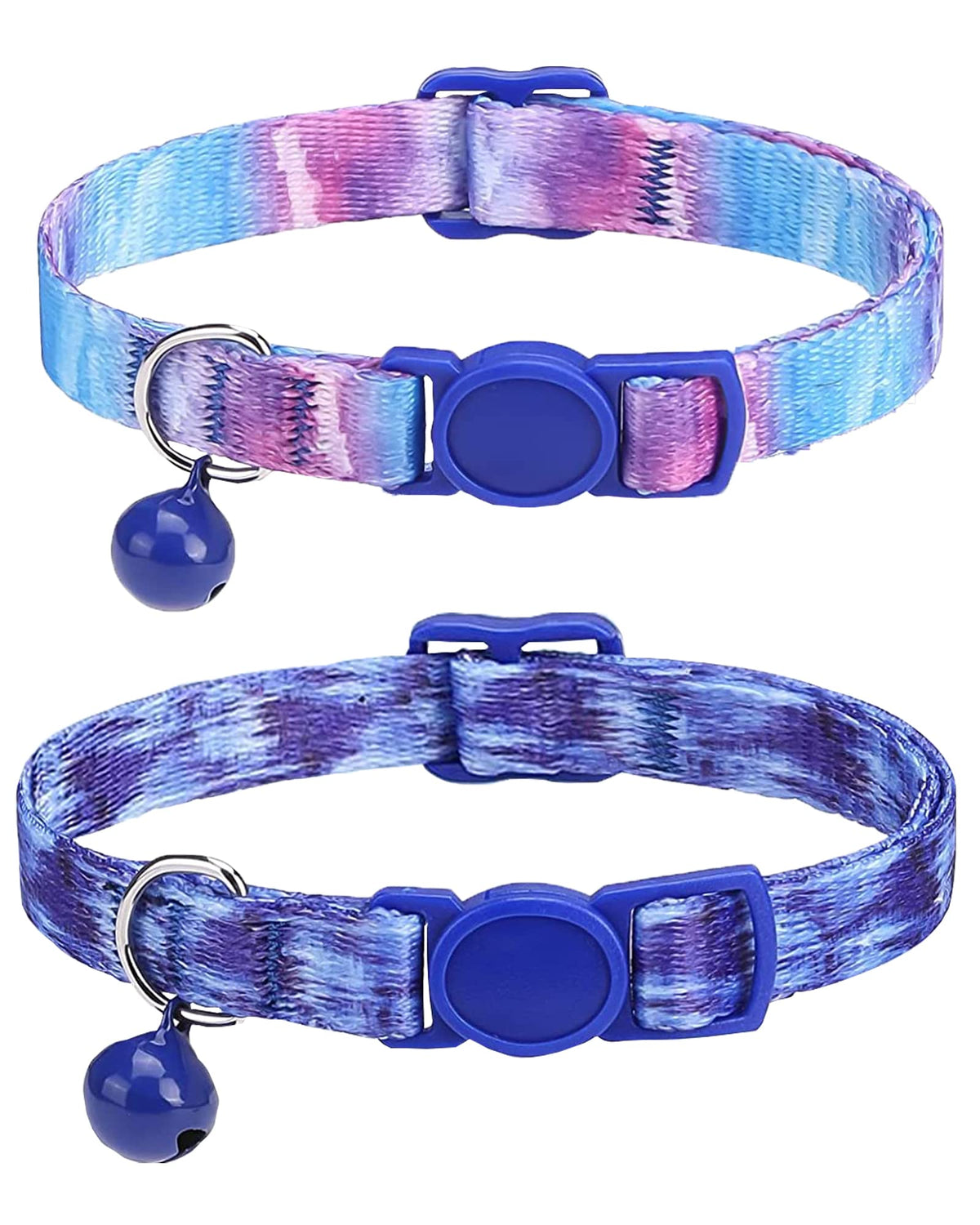 SOLMOONY cat collar starry sky close-up highlighting durable nylon for daily wear