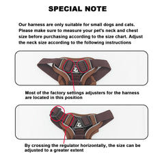 SOLMOONY harness with reflective strap for safer night walks.