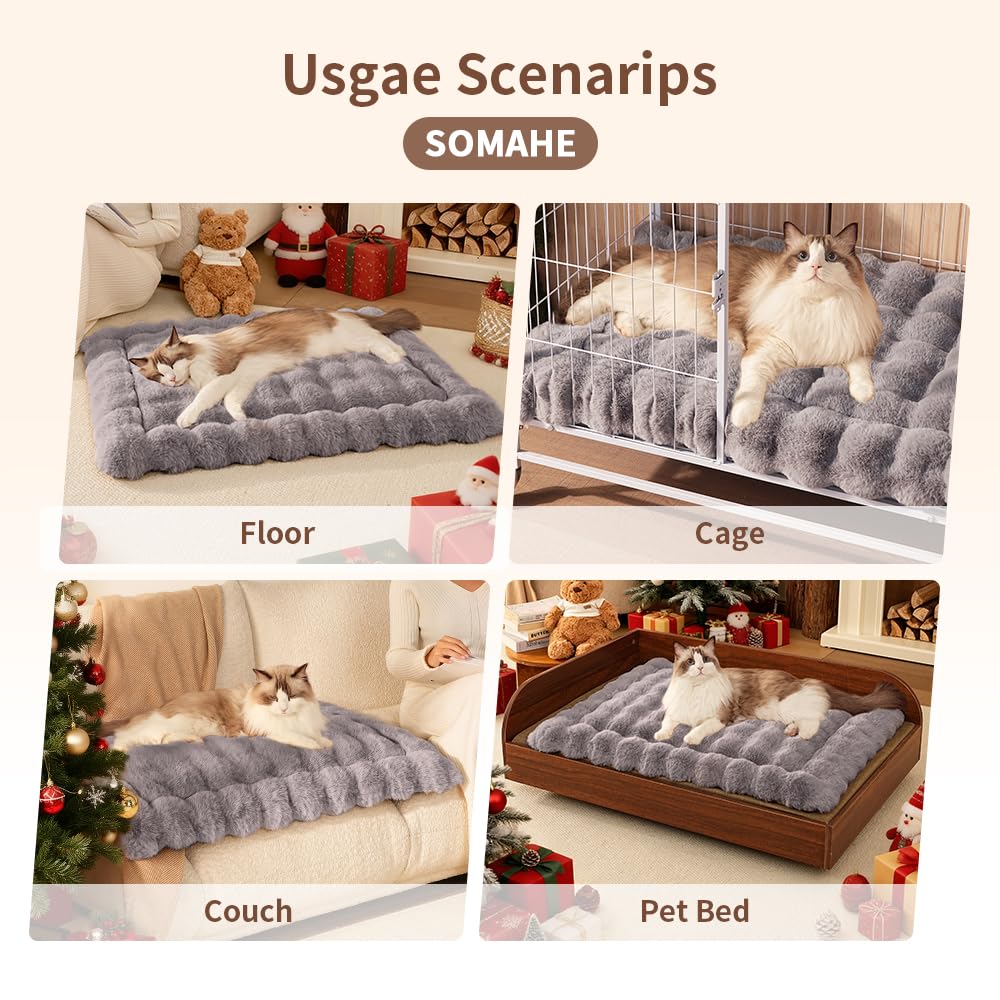 SOMAHE cat bed flat design provides even support for joints