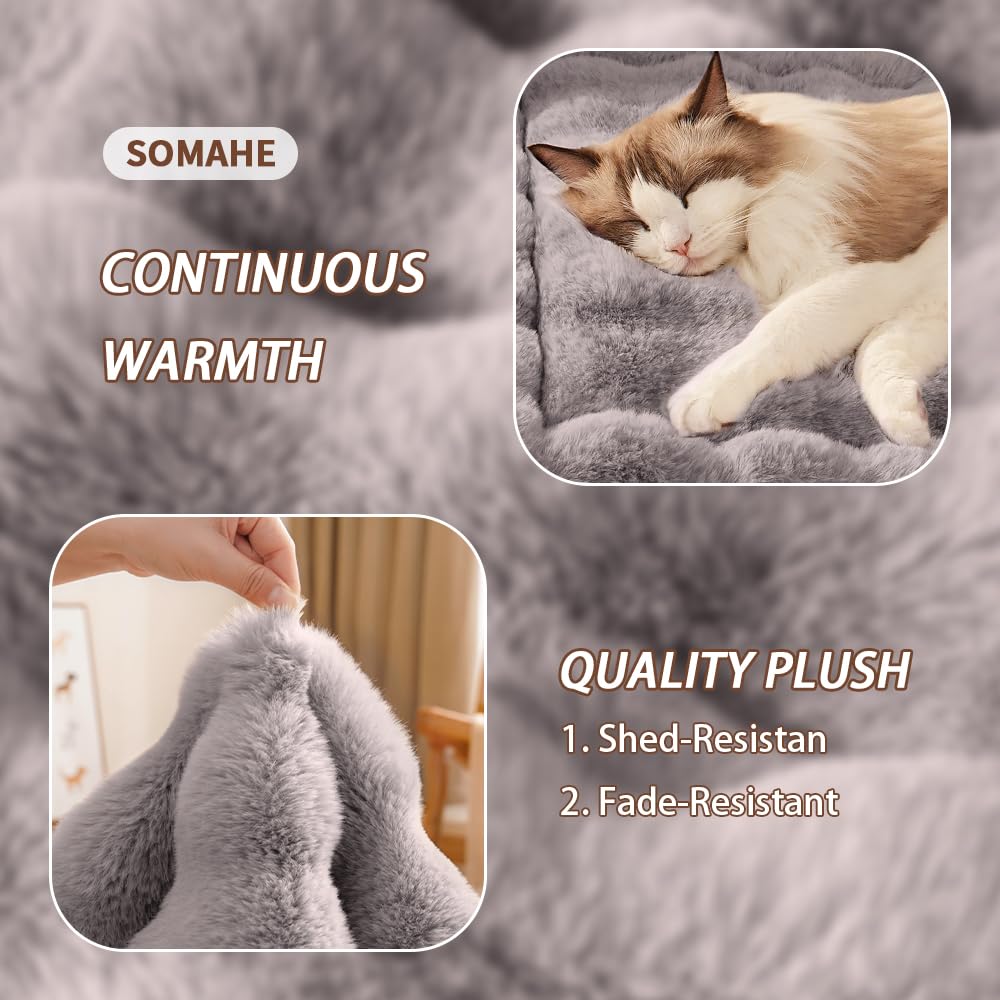 SOMAHE washable cat bed material ready for machine washing