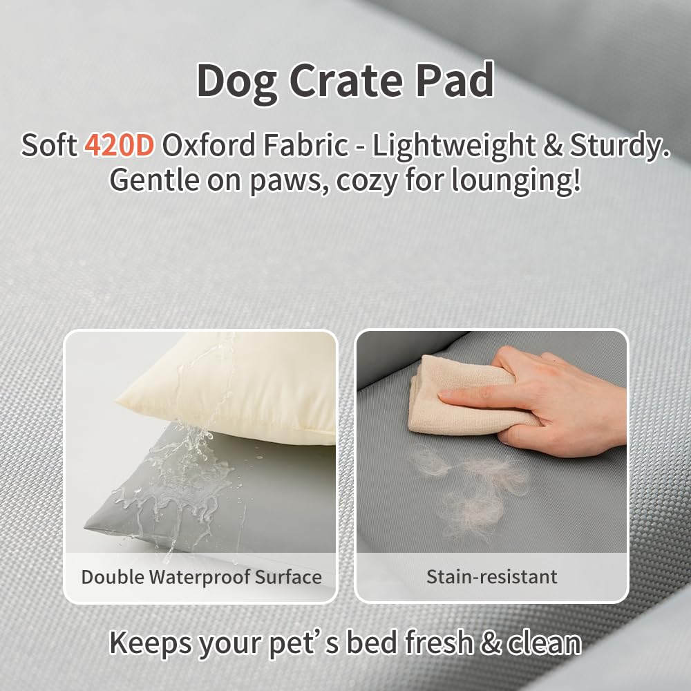 Somahe crate mat with wipe-clean surface and removable liner.