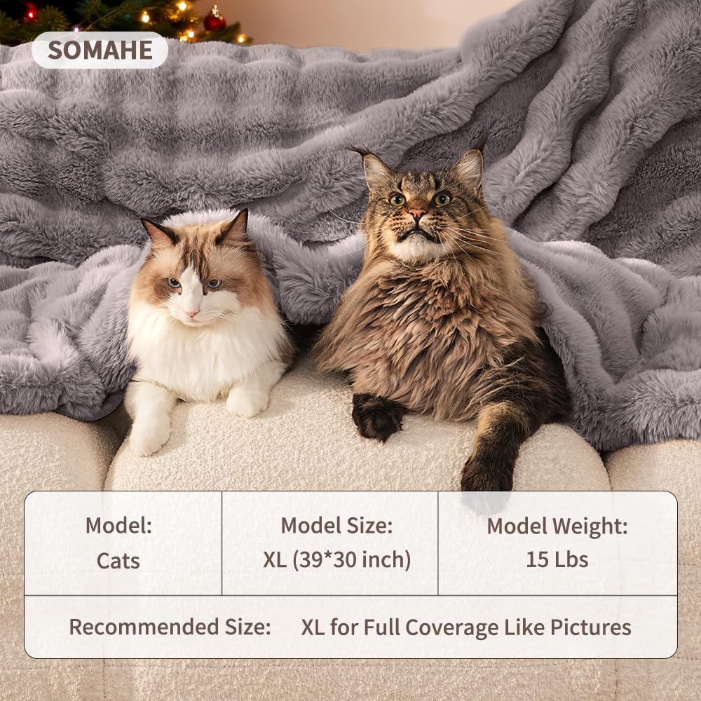 Somahe pet blanket dog-28x22-l shows cozy companion for small dogs.