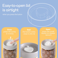 Somkaco clear 40oz jar shows contents for quick selection.