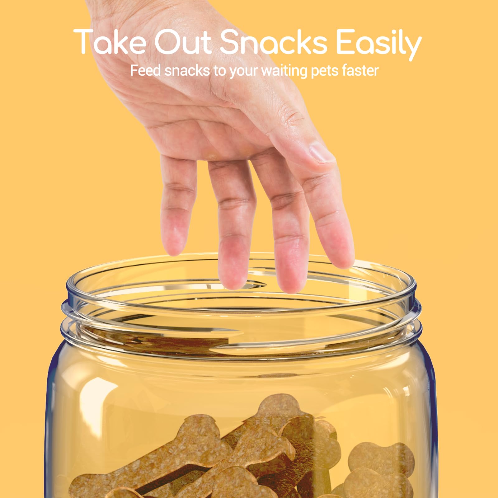 Somkaco stackable design maximizes pantry space and maintains tidy storage.