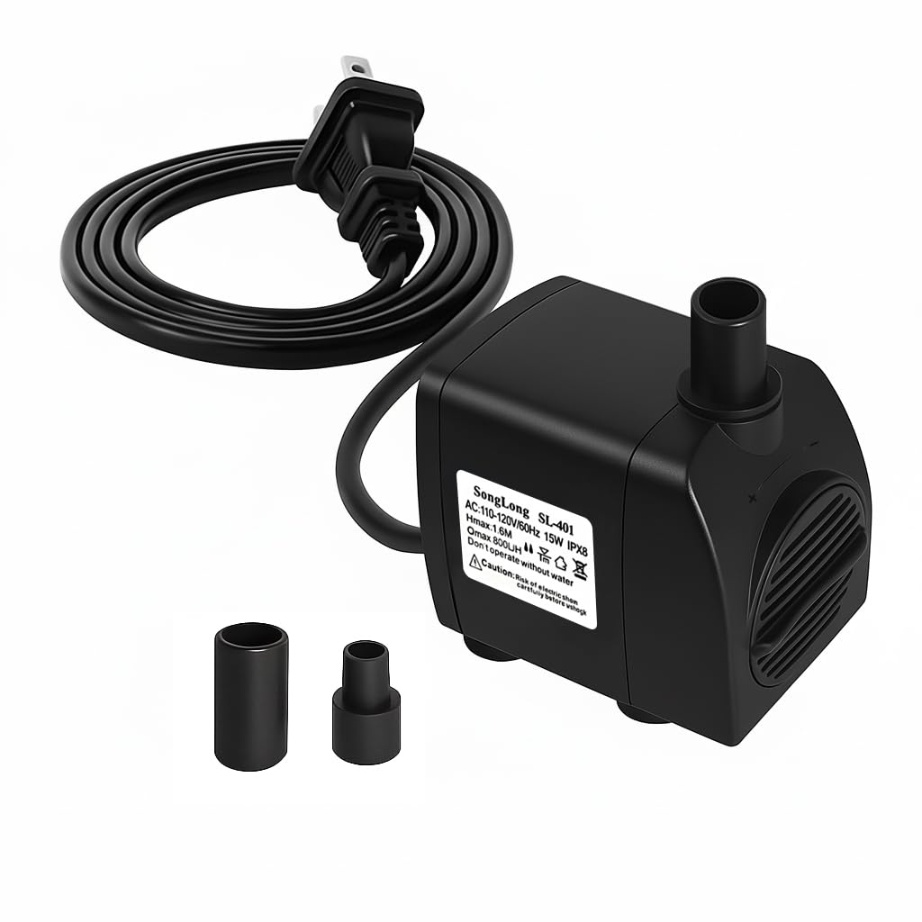 SongLong Submersible Pump—quiet operation for tranquil fountains.