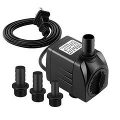 SongLong submersible pump in quiet operation for fountains and aquariums.
