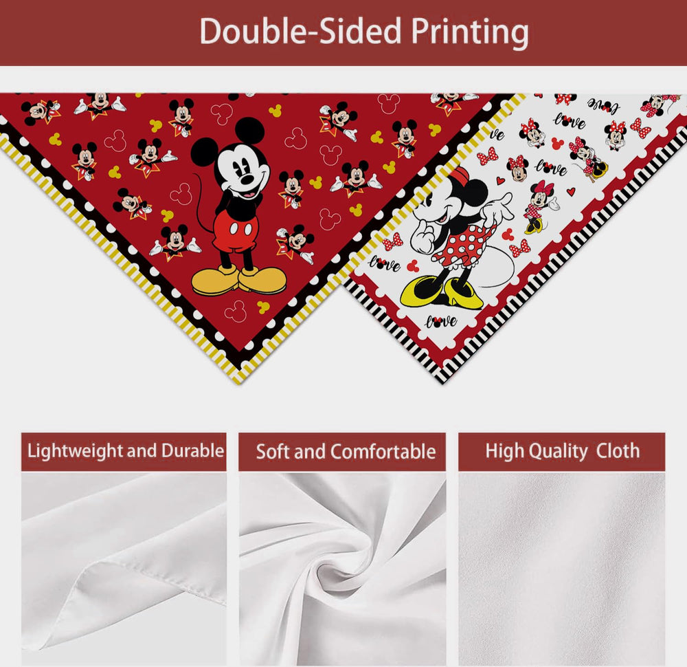 Songtsam Christmas bandana with fade-resistant print keeps colors vibrant.