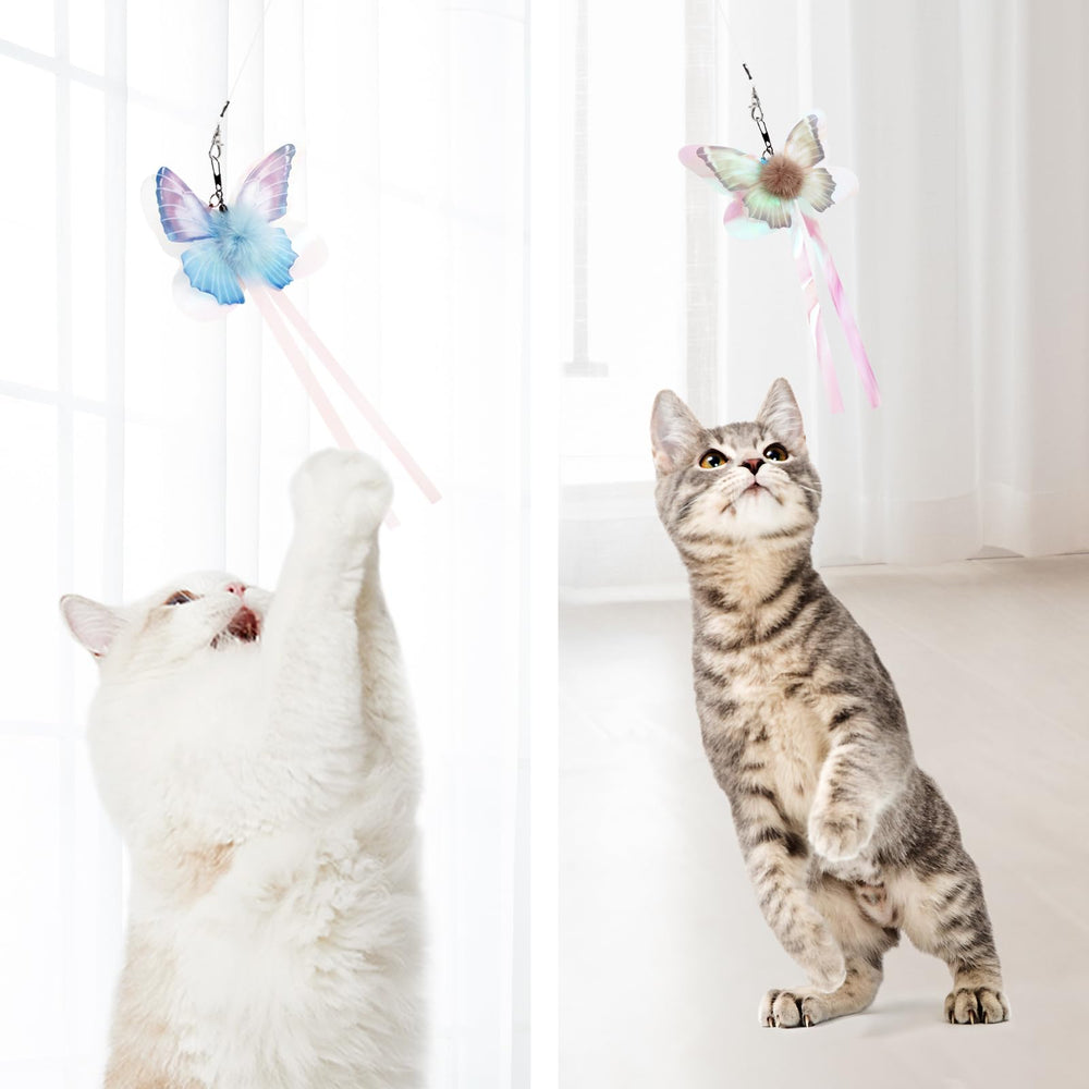 Songway butterfly refills with bells add audible stimulation during play.