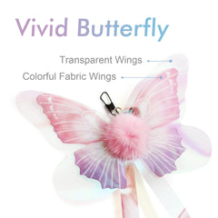 Songway butterfly refills multicolor lure cats to chase and pounce.