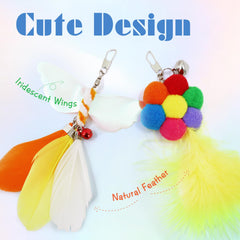 SONGWAY Cat Wand butterfly-tassel highlights safe, interactive play with fluttering toys that spark curiosity.