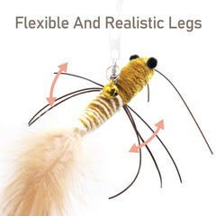 SongWay chenille-yarn cat toy close-up shows soft texture and safe materials.