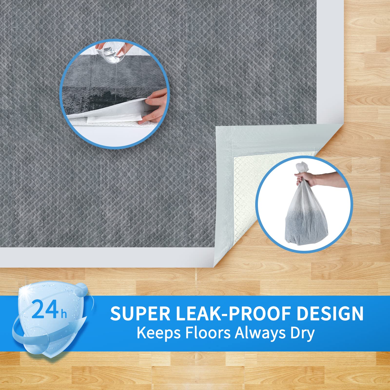 SONGYUAN anti-slip, leakproof pads protect floors during use.