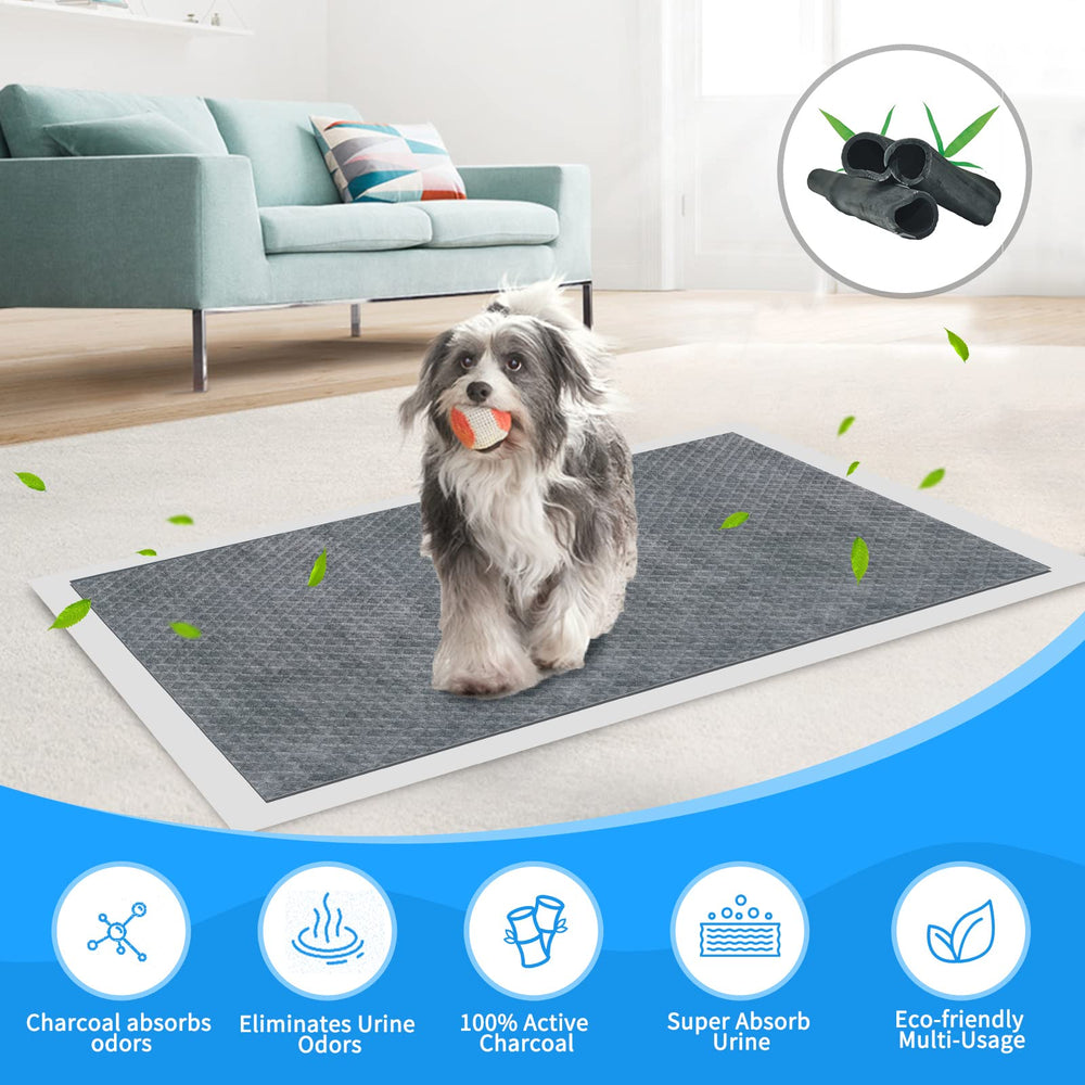 SONGYUAN charcoal puppy pads 24x36 size offers ample room for larger pets.